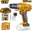 CORDLESS DRILL 12V INGCO (CDLI1221)