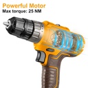 CORDLESS DRILL 12V SET INGCO (COSLI24011)