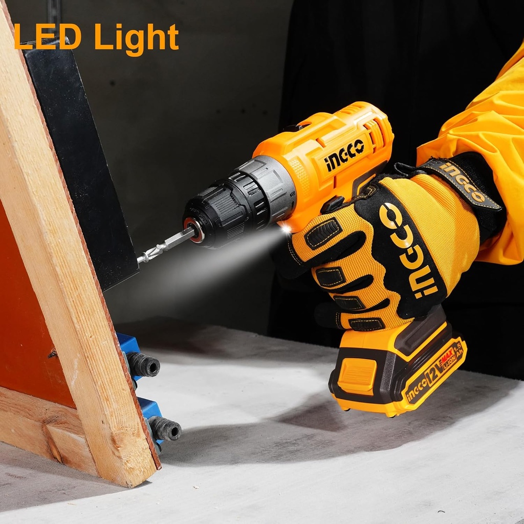CORDLESS DRILL 12V SET INGCO (COSLI24011)
