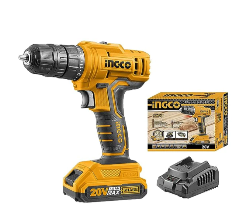 CORDLESS DRILL 20V INGCO (CDLI20051)