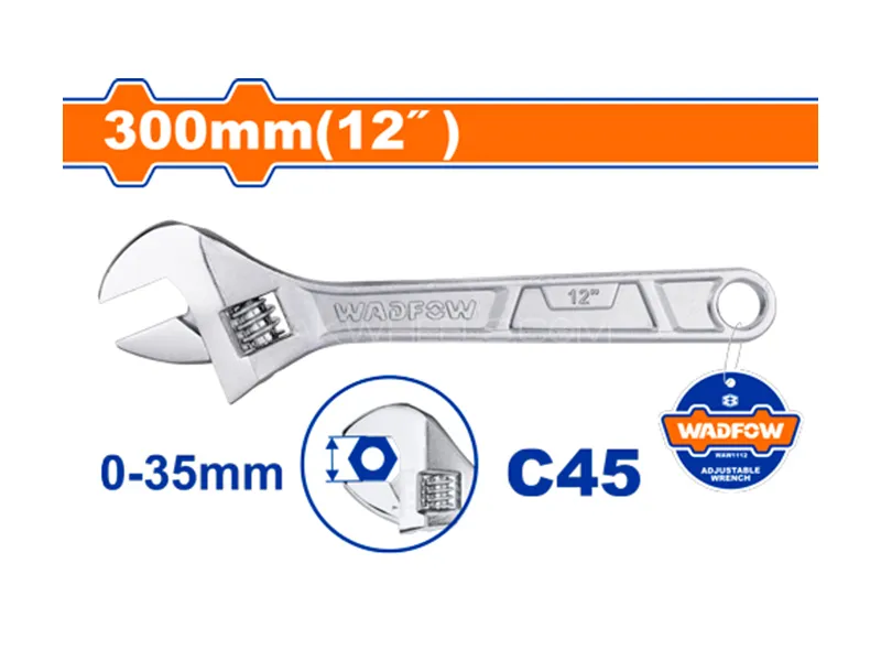 ADJUSTABLE WRENCH 12" WADFOW (WAW1112)