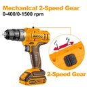 CORDLESS IMPACT DRILL 12V INGCO (CDLI1228)