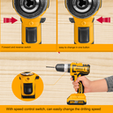 CORDLESS IMPACT DRILL 20V INGCO (CIDLI200215)