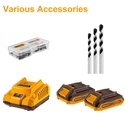 CORDLESS IMPACT DRILL 20V INGCO (CIDLI20031)