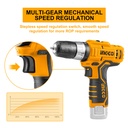 CORDLESS IMPACT DRILL 12V INGCO (CIDLI1232)