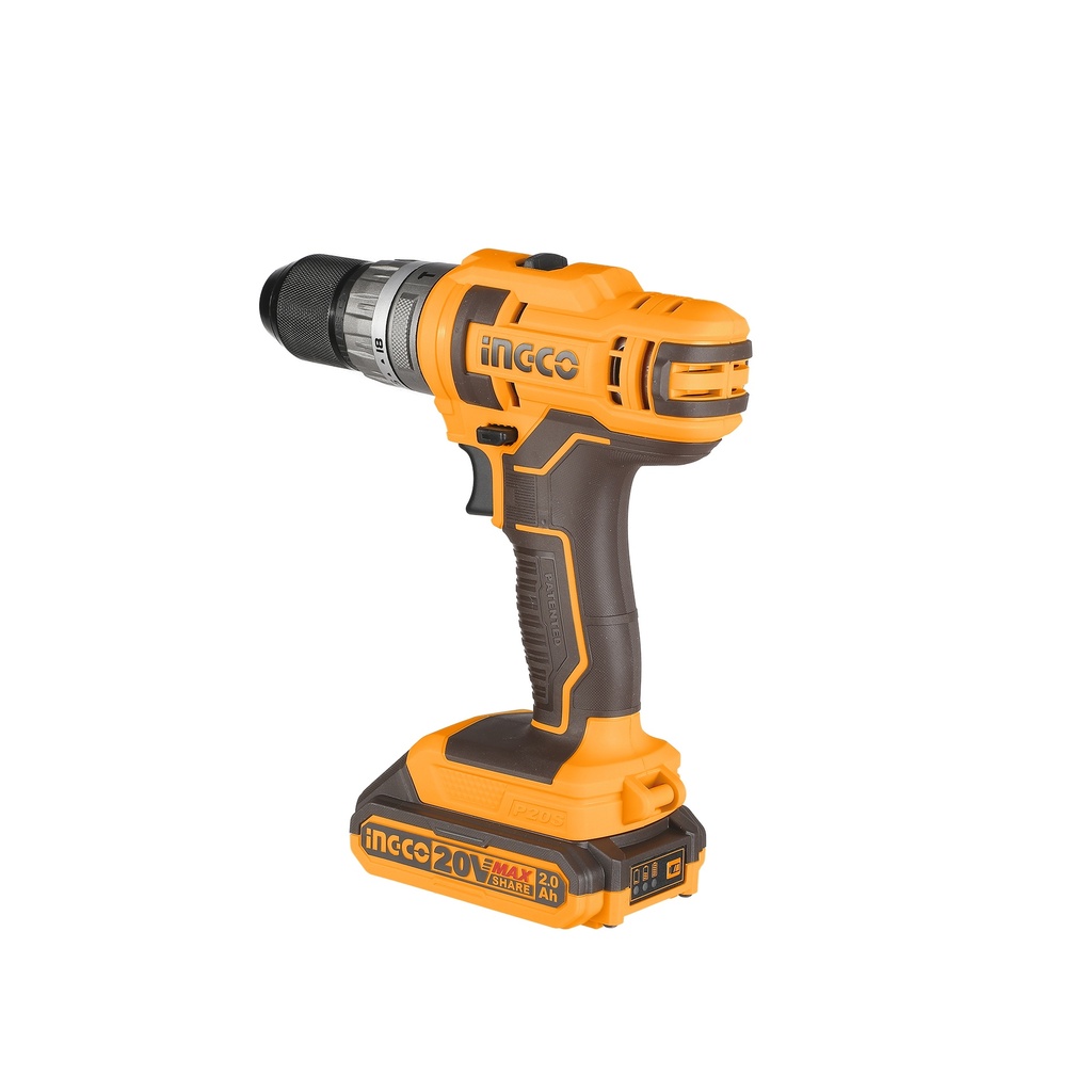 CORDLESS IMPACT DRILL 20V INGCO (CIDLI201452)