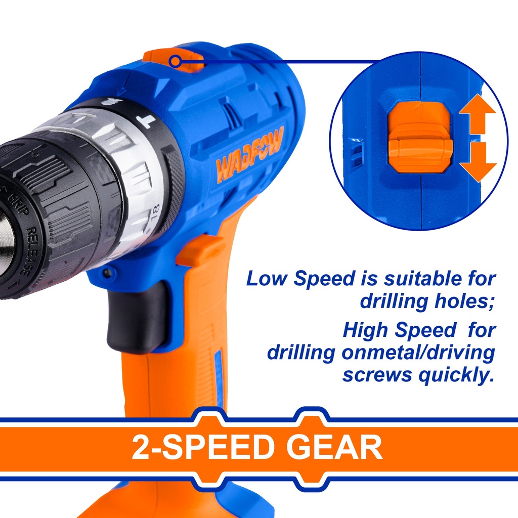 CORDLESS IMPACT DRILL 20V WADFOW (WCDP521)