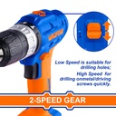 CORDLESS IMPACT DRILL 20V WADFOW (WCDP521)