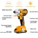 CORDLESS IMPACT DRIVER 20V INGCO (CIRLI2002)