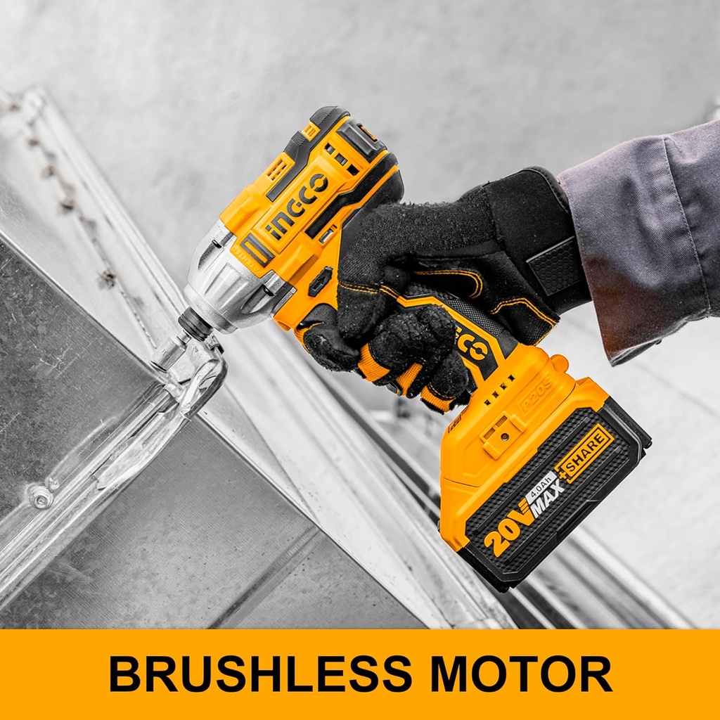 CORDLESS IMPACT DRIVER 20V INGCO (CIRLI2002)