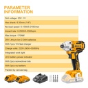 CORDLESS IMPACT DRIVER 20V INGCO (CIRLI2002)