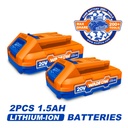 CORDLESS IMPACT WRENCH & DRILL SET WADFOW (WCK2017)