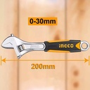 ADJUSTABLE WRENCH 8" WITH GRIP INGCO (HADW131088)