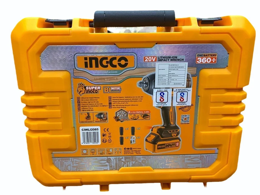CORDLESS IMPACT WRENCH 850NM INGCO (CIWLI2085)