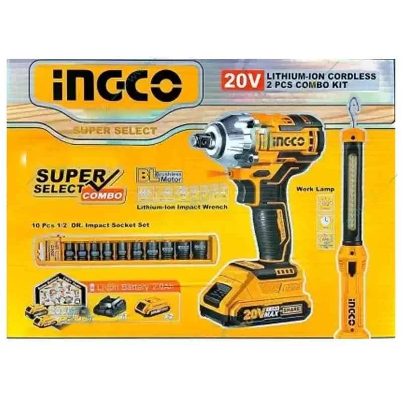 CORDLESS IMPACT WRENCH COMBO SET INGCO (COSLI23011)
