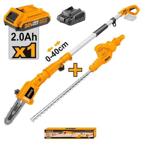 CORDLESS POLE SAW WITH HEDGE TRIMMER (CPTS201681)