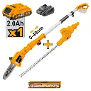 CORDLESS POLE SAW WITH HEDGE TRIMMER (CPTS201681)