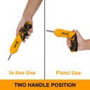 CORDLESS SCREWDRIVER 4V INGCO (CSDLI0442)