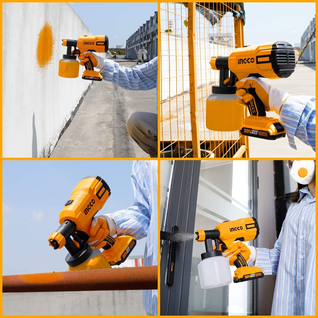 CORDLESS SPRAY GUN INGCO (CSGLI20402)