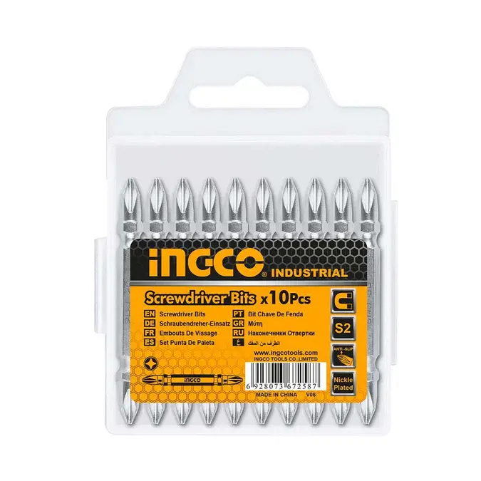 10 PCS SCREWDRIVER BITS SET INGCO (SDB21HL133)-4.webp