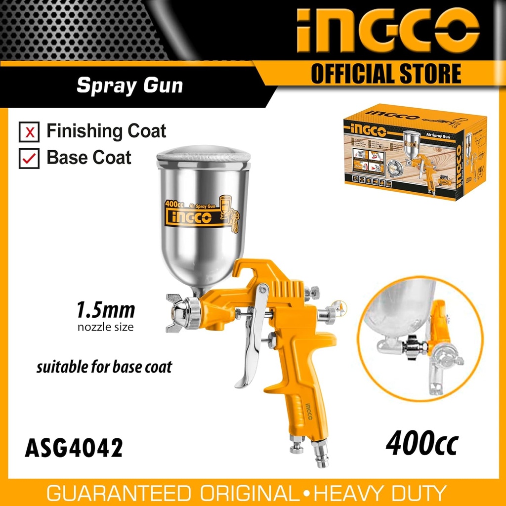 AIR SPRAY GUN 400CC INGCO (ASG4042)