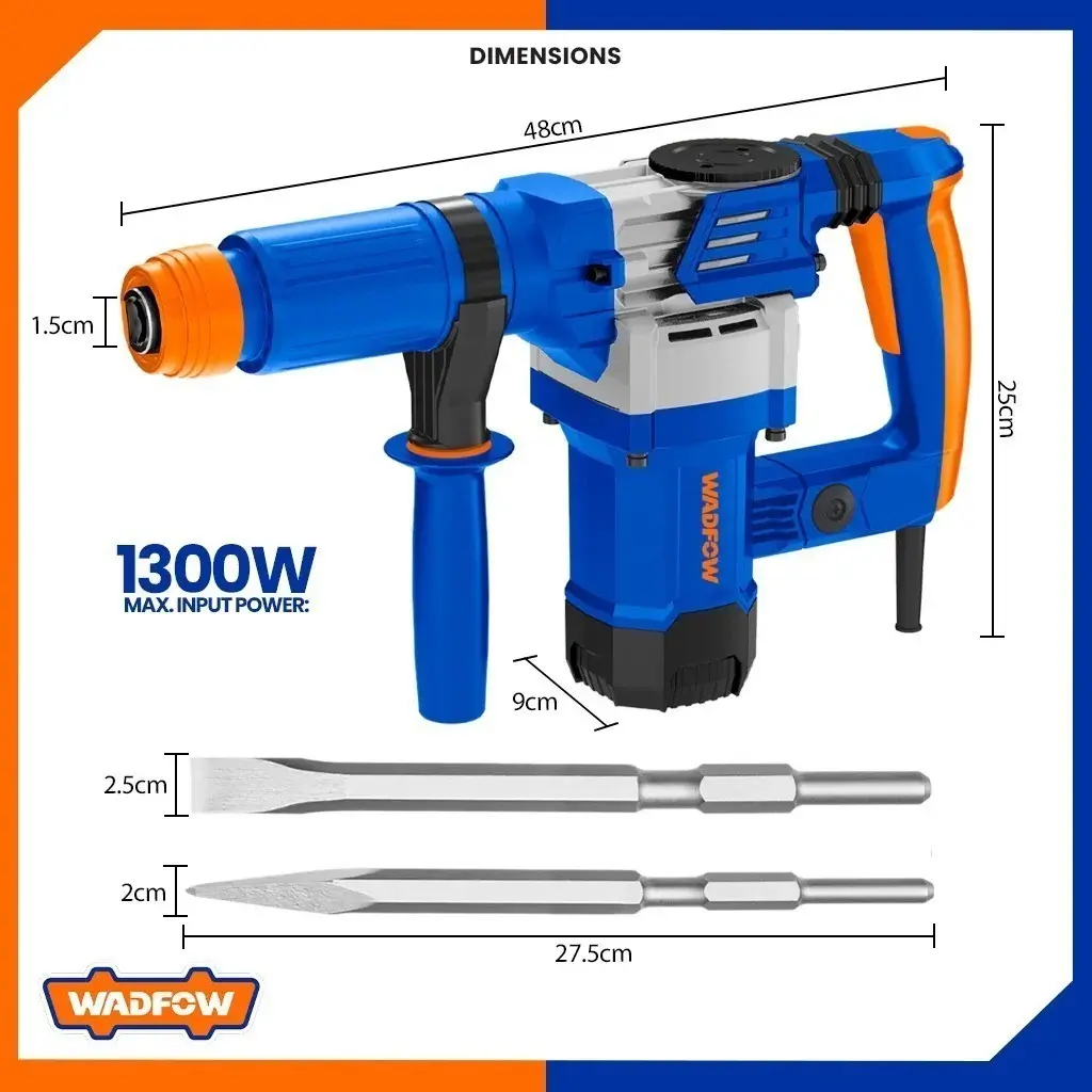 DEMOLITION BREAKER 1300W 5KG WADFOW (WDB1D45)-11.webp