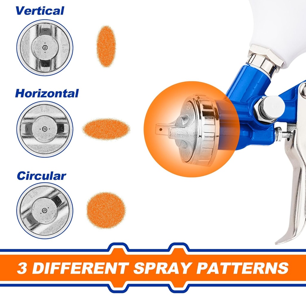 AIR SPRAY GUN 600CC WADFOW (WGA1506)