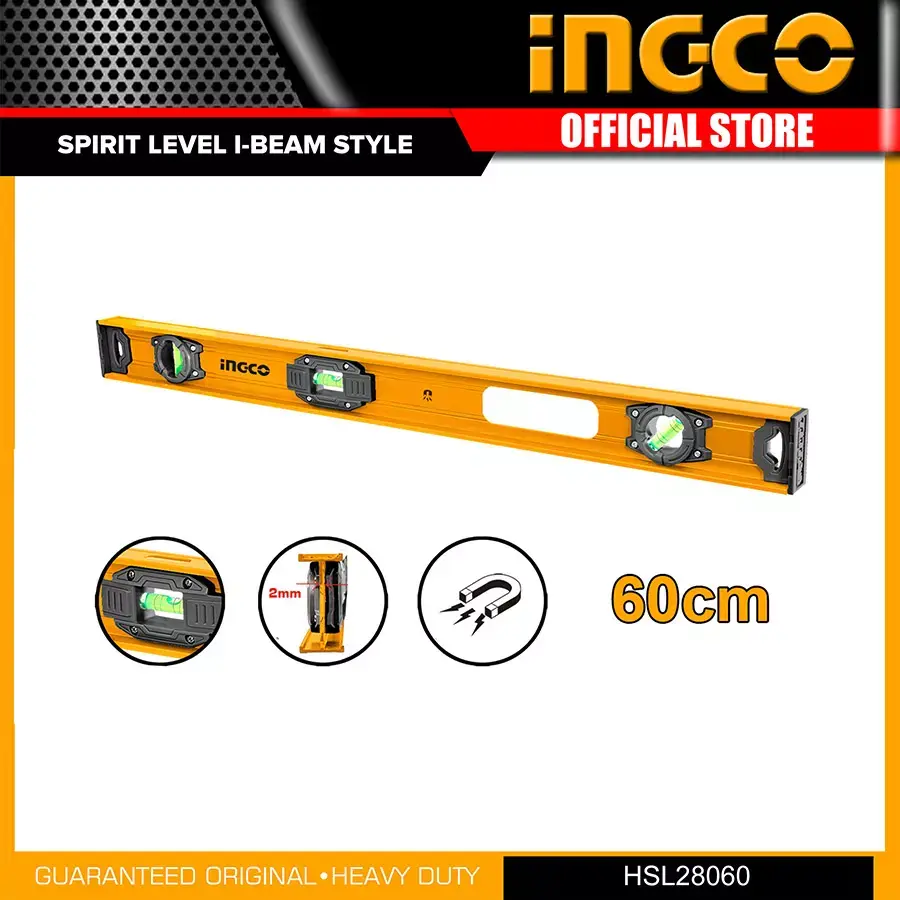 MAGNETIC SPIRIT LEVEL 60CM INGCO (HSL28060)-6.webp