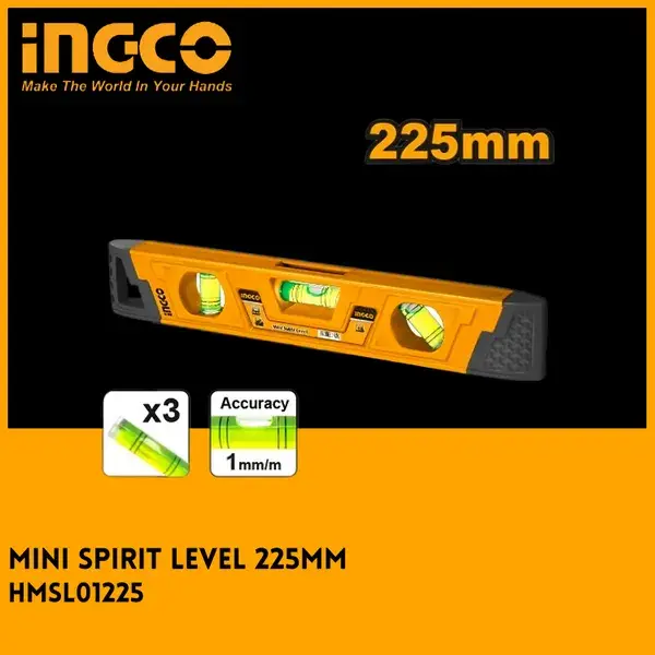 MINI SPIRIT LEVEL 225MM INGCO (HMSL01225)-2.webp