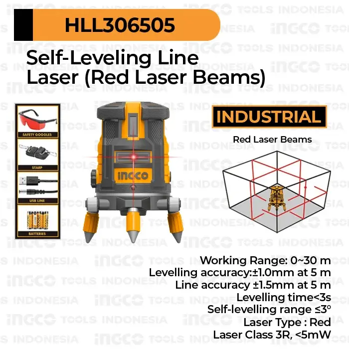 SELF LEVELING LASER 30 MTR INGCO (HLL306505)-3.webp