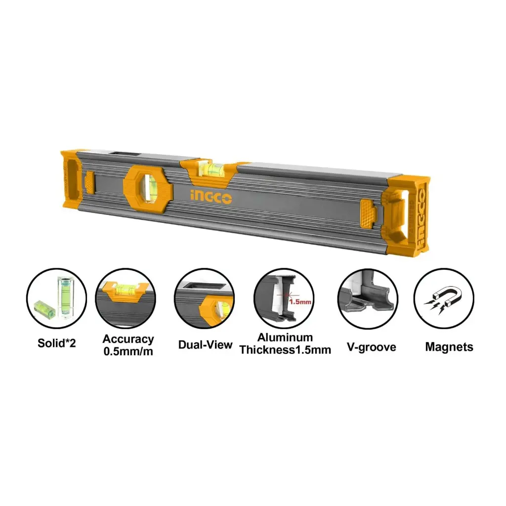 SPIRIT LEVEL MAGNETIC 40CM INGCO (HSL68040)-3.webp