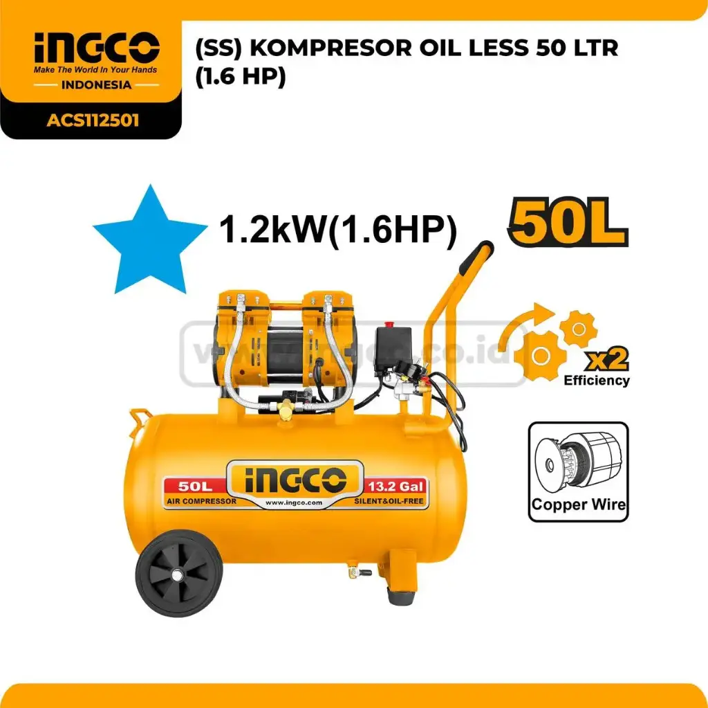 INGCO OIL FREE AIR COMPRESSOR 50 LTR (ACS112501)-22.webp