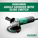 ANGLE GRINDER 100MM 4" HI KOKI (G10SS2S8Z)