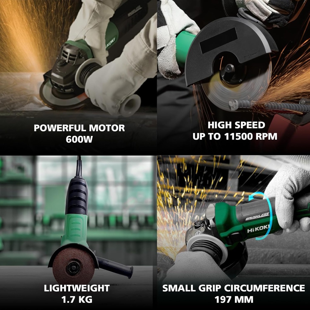ANGLE GRINDER 100MM 4" HI KOKI (G10SS2S8Z)