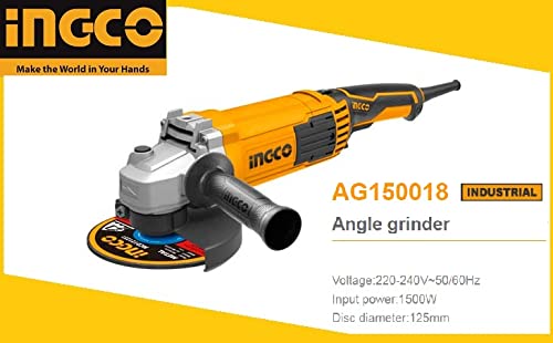 ANGLE GRINDER 1500W 125MM INGCO (AG150018)