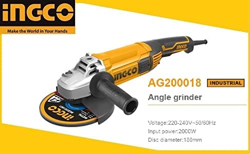 ANGLE GRINDER 2000W 180MM INGCO (AG200018)