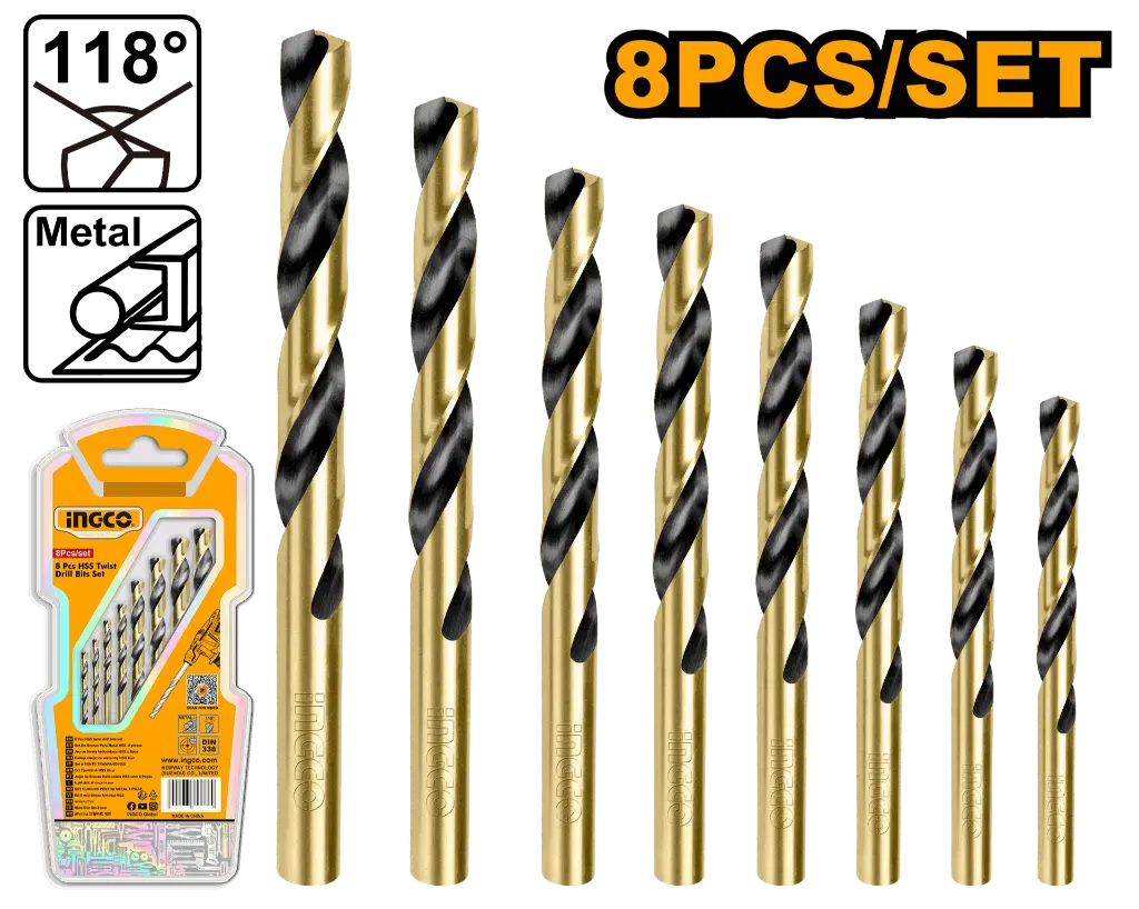 INGCO 8PCS HSS TWIST DRILL BITS SET (AKDB0801)-2.webp