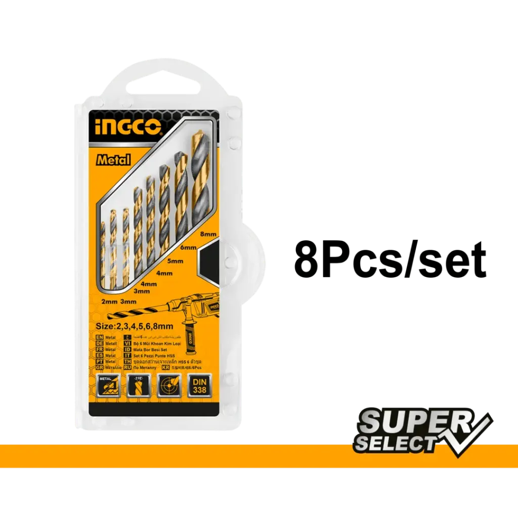 INGCO 8PCS HSS TWIST DRILL BITS SET (AKDB0801)-3.webp