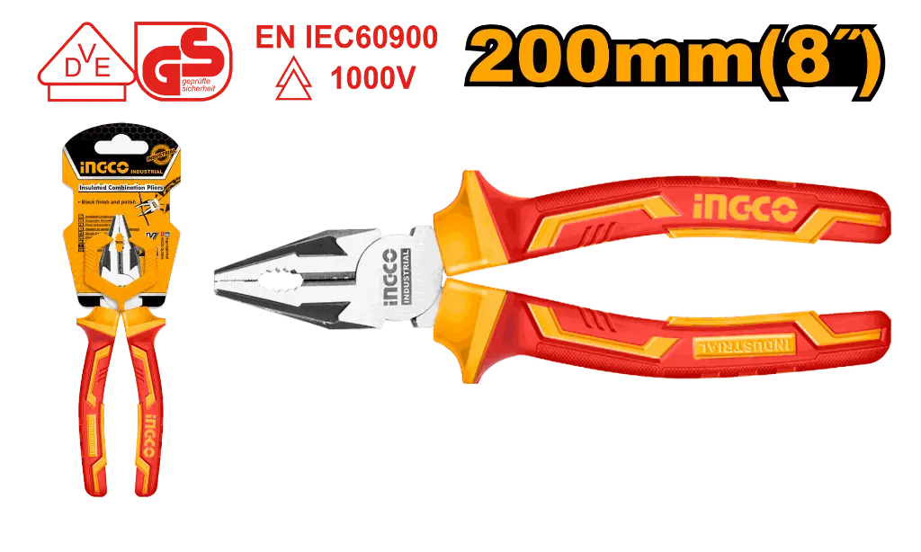 INSULATED COMBINATION PLIERS 8 INGCO (HICP28208)-4.webp