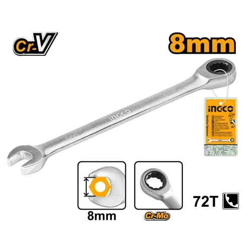 RATCHET SPANNER 10MM INGCO (HCSPAR101).webp