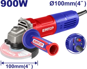 ANGLE GRINDER 900W 100MM EMTOP (EAGR09042)