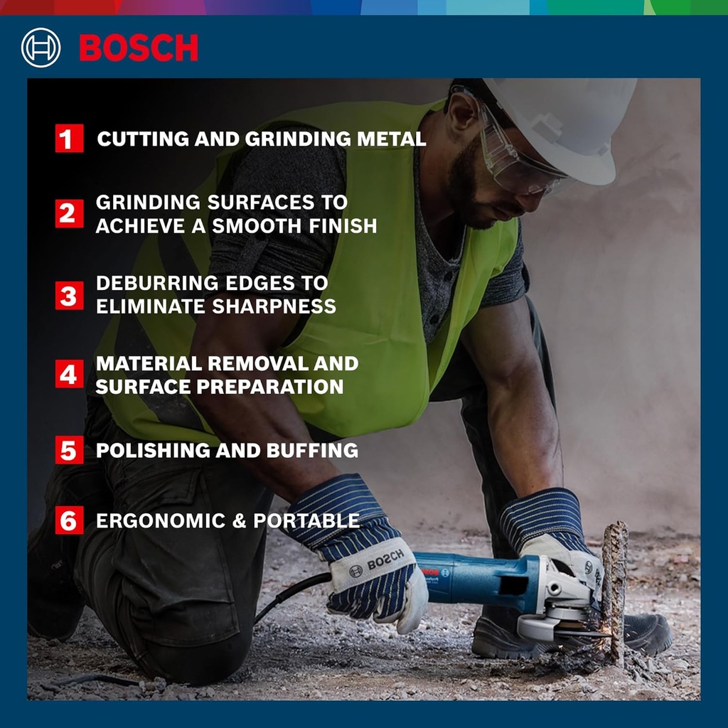 ANGLE GRINGER 670W 100MM BOSCH (GWS600)