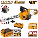 CORDLESS CHAINSAW 16" INGCO (CGSLI401682)