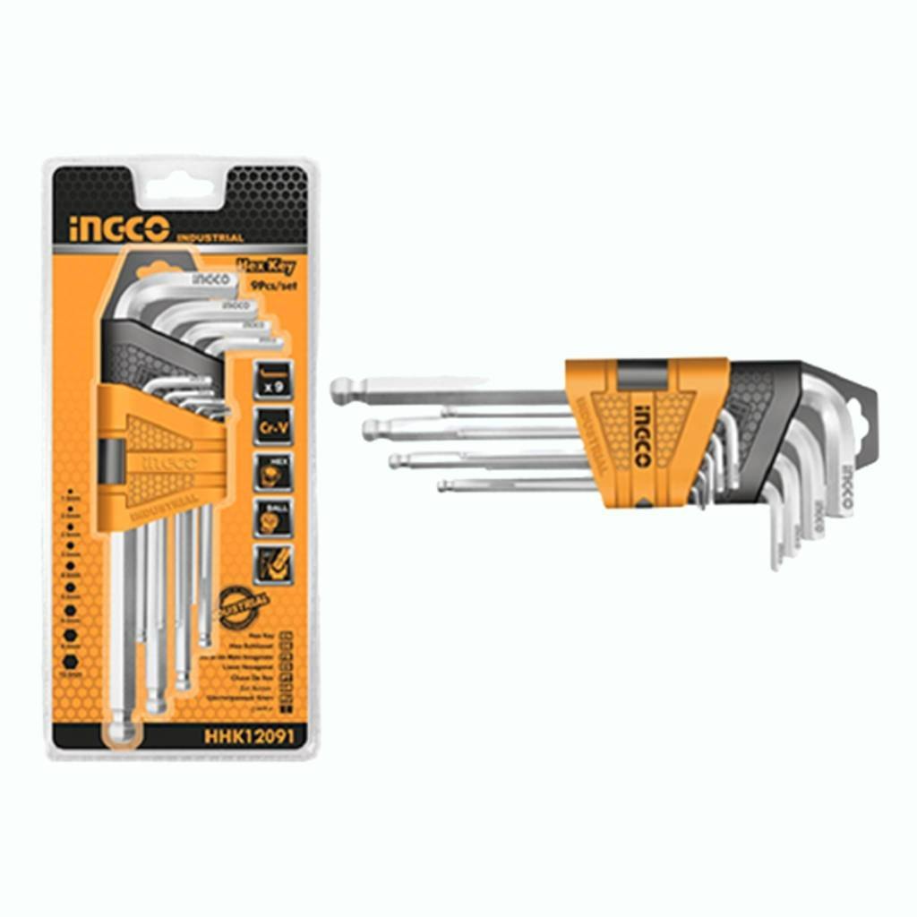 BALL POINT HEX KEY INGCO (HHK12091)