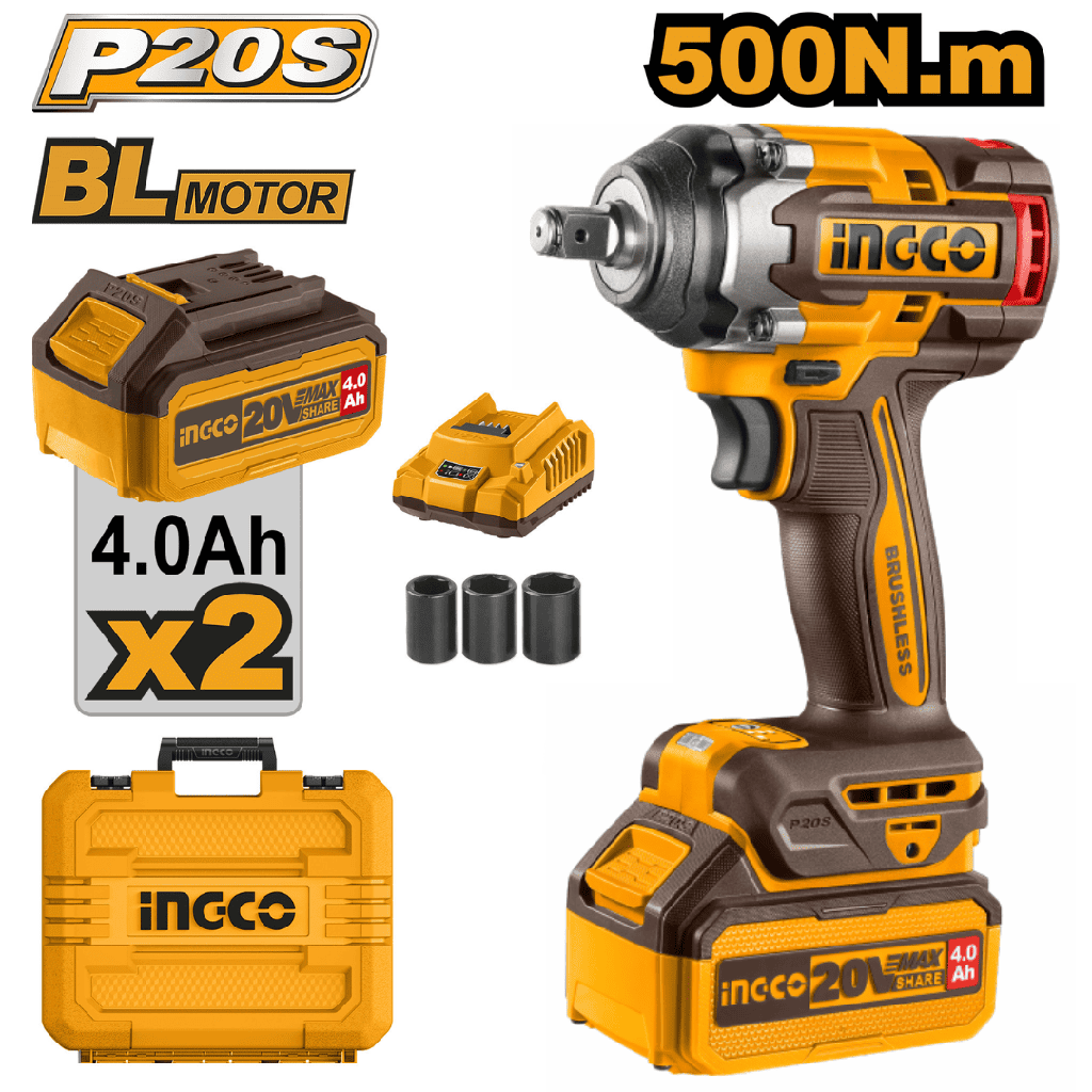 CODLESS IMPACT WRENCH  500NM EMTOP (ECIWL2050)