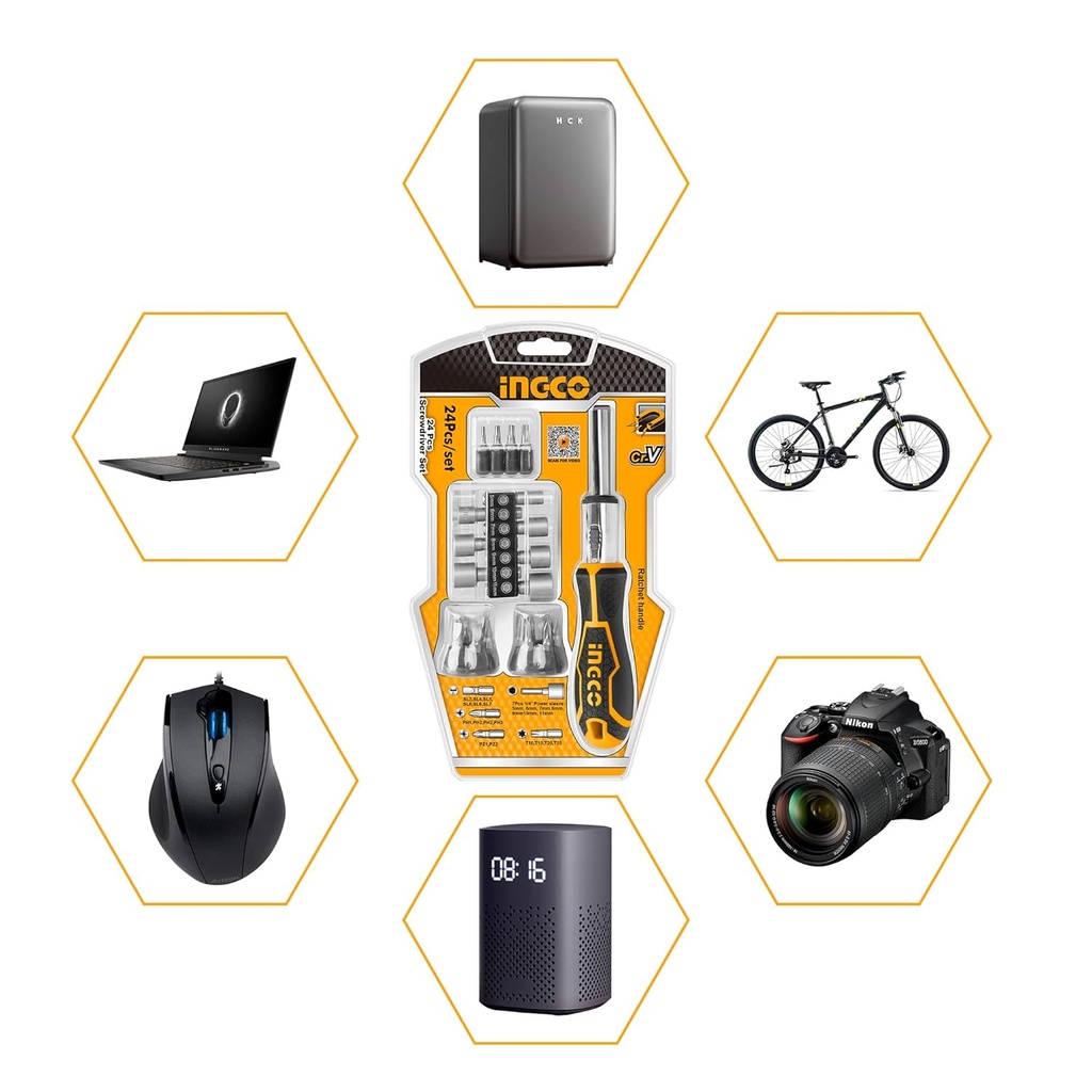 24PCS SCREWDRIVER SET INGCO (HKSDB0248)