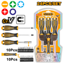24PCS SCREWDRIVER & BIT SET INGCO (HKSDB02482)