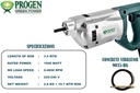 CONCRETE VIBRATOR 1900W PROGEN (9035-HG)