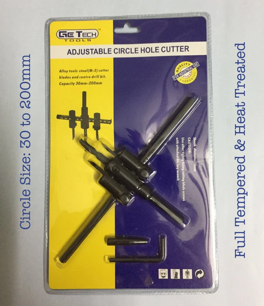 ADJUSTABLE CIRCLE HOLE CUTTER GETECH