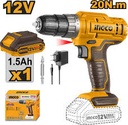 CORDLESS DRILL 12V INGCO (CDLI1218)